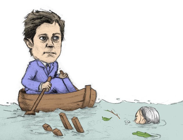 Gabriel Attal navigue sur la montée des eaux