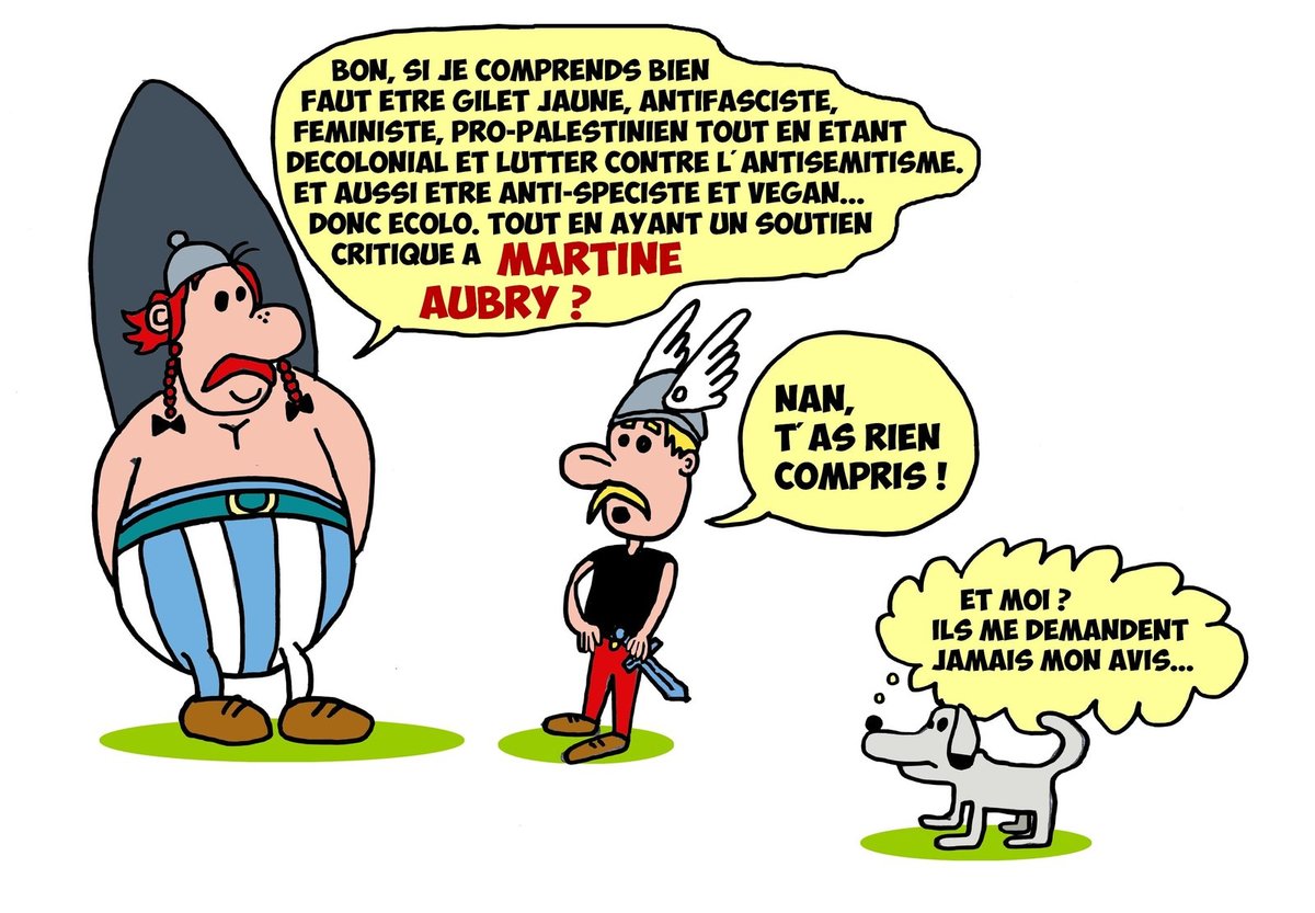 Astérix et Obélix discutent du wokisme
